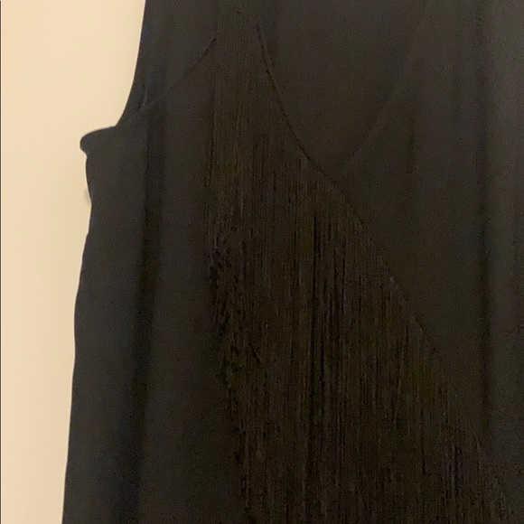 Black Fringe Top - Picture 2 of 3